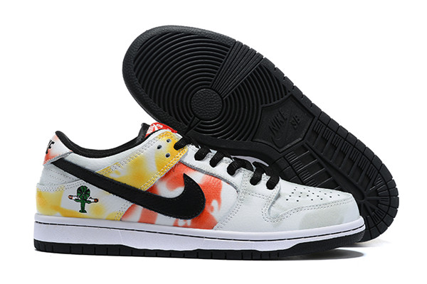 Men's Dunk Low SB Grey/White Shoes 0177 Men's Dunk Low SB Grey/White Shoes 0177